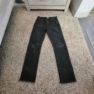 AGOLDE Cherie High Rise in DISTORTION